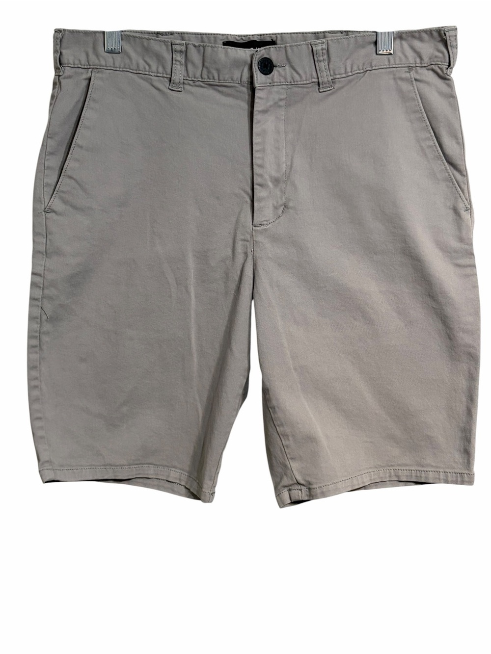 PacSun Men's Flat Front Chino Shorts - Light Gray